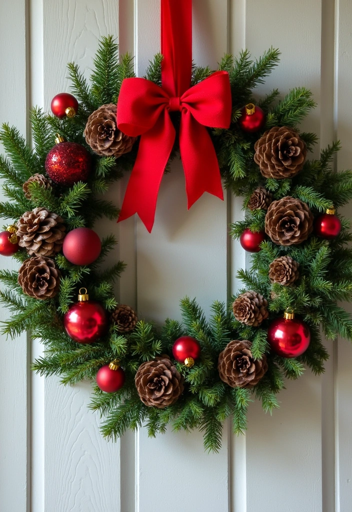 22 Magical Christmas Crafts to Spread Holiday Cheer (Don't Miss #8!) - 3. DIY Christmas Wreath