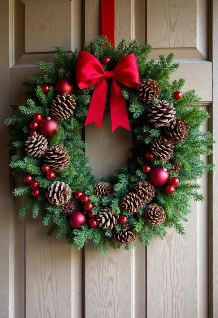 22 Magical Christmas Crafts to Spread Holiday Cheer (Don't Miss #8!) - 3. DIY Christmas Wreath